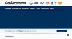 Desktop Screenshot of lackermann.de